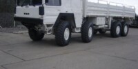 Ex Army MAN 464 8x8 KAT A1 Cargo Truck With Crane